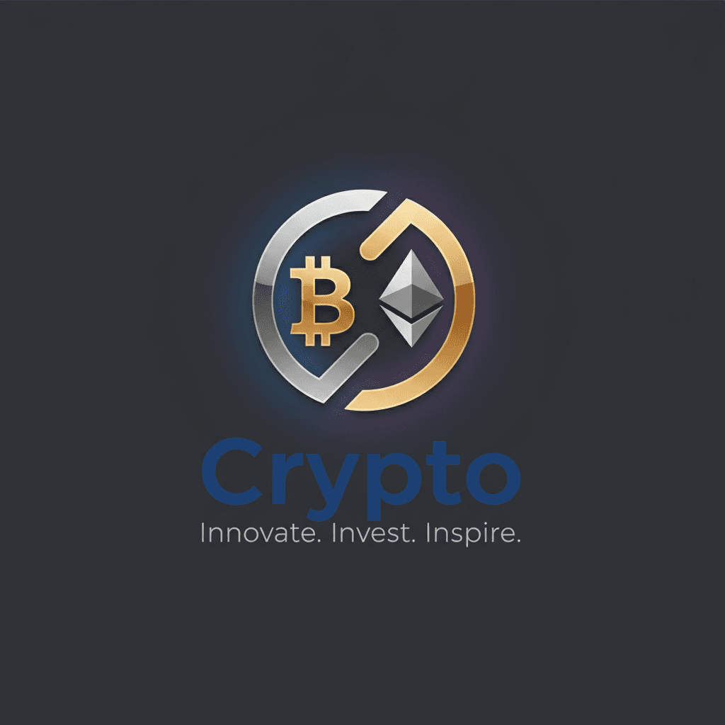 Bitcoin and digital currency symbols on dark background